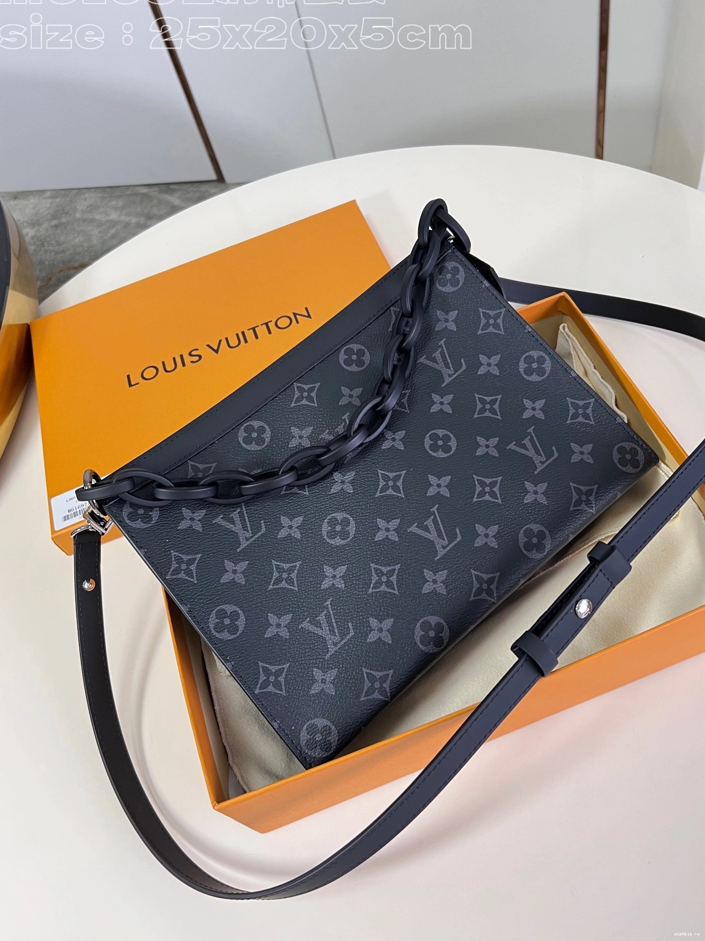 WIS Monogram VUITTON LOUIS Toiletry Pouch-25*20*5.5CM 0228